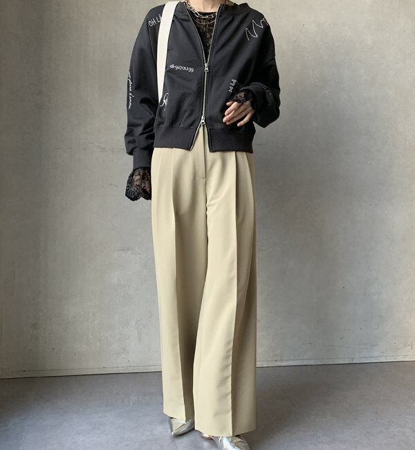  「【WEB限定】ロゴ刺繍前後2WAYトップス」|Tシャツ・カットソー|