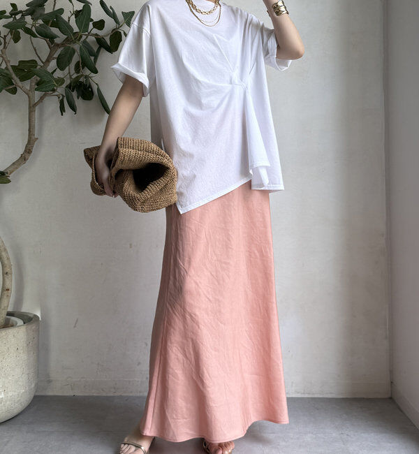  「【WEB限定】ツイストデザインTEE」|Tシャツ・カットソー|