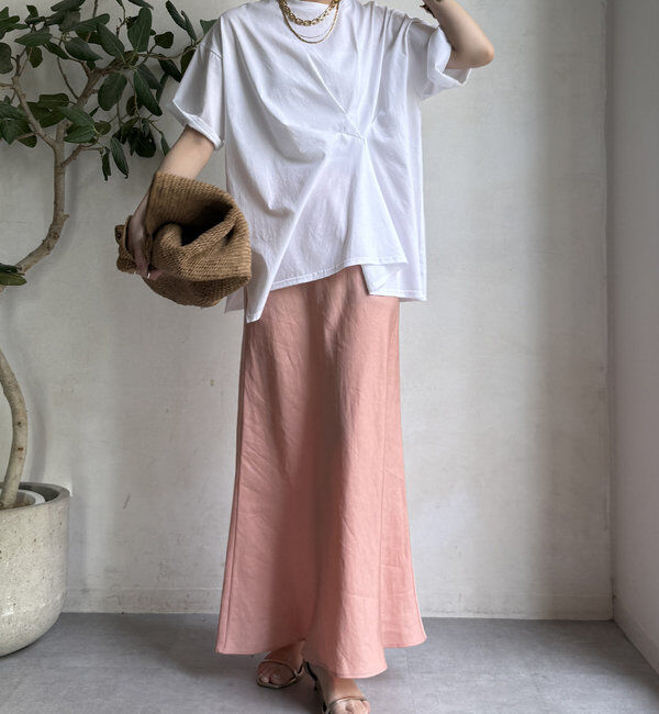  「【WEB限定】ツイストデザインTEE」|Tシャツ・カットソー|