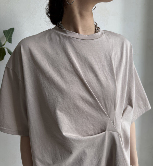  「【WEB限定】ツイストデザインTEE」|Tシャツ・カットソー|