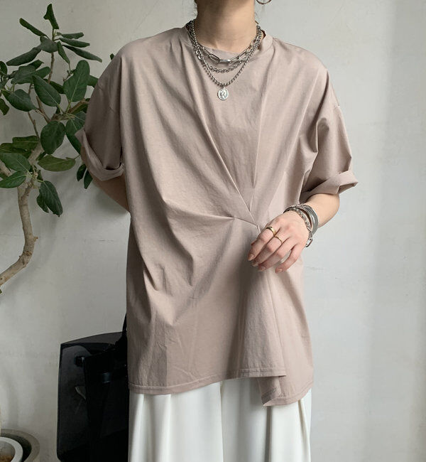  「【WEB限定】ツイストデザインTEE」|Tシャツ・カットソー|