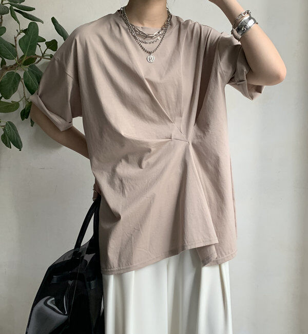  「【WEB限定】ツイストデザインTEE」|Tシャツ・カットソー|