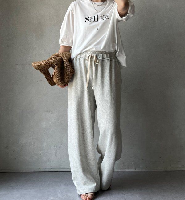  「【WEB限定】ライトドライ天竺ロゴTE」|Tシャツ・カットソー|