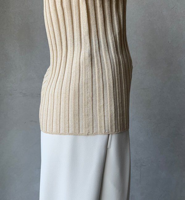  「【WEB限定】ラメリブニットタンク」|ニット・セーター|