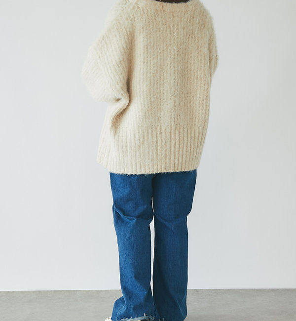  「《オーバーサイズでゆったり》シャギーオーバーカーデ」|ニット・セーター|