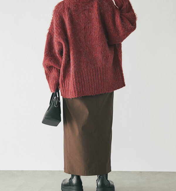  「《オーバーサイズでゆったり》シャギーオーバーカーデ」|ニット・セーター|