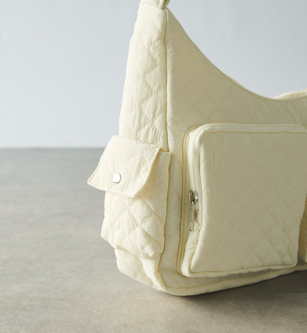  「ワンハンドルキルティングショルダー」|クラッチバッグ|