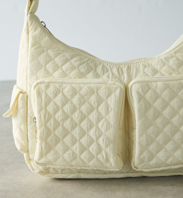  「ワンハンドルキルティングショルダー」|クラッチバッグ|