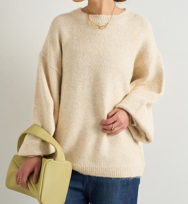  「アルパカタッチゆるニット」|ニット・セーター|