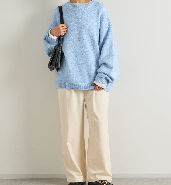  「アルパカタッチゆるニット」|ニット・セーター|
