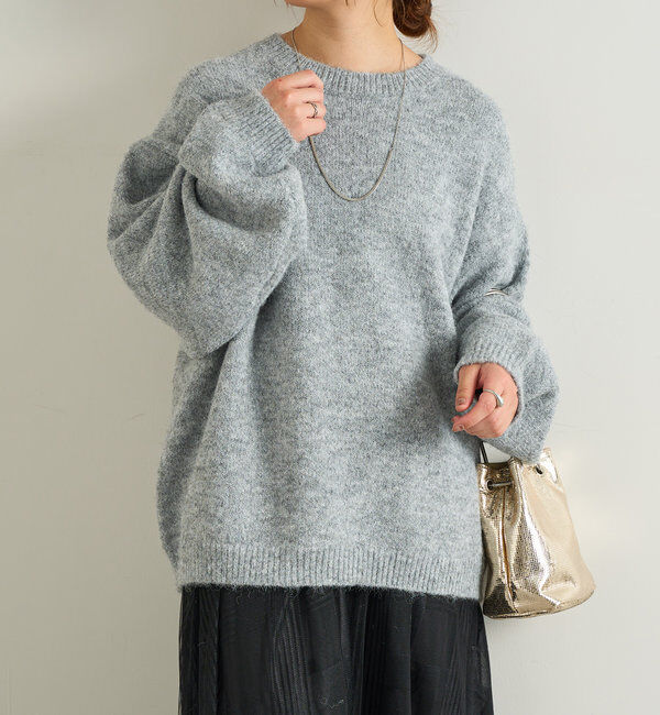  「アルパカタッチゆるニット」|ニット・セーター|