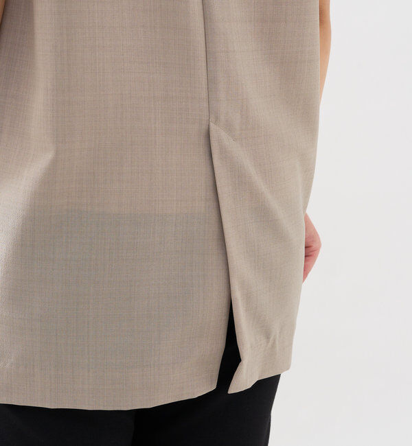  「《オンオフ着まわせる》ドライジョーゼットベスト」|その他|