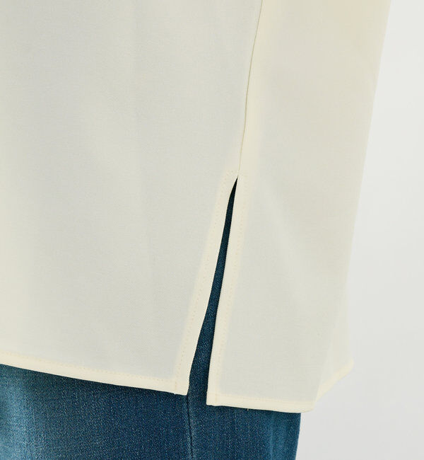  「《オンオフ着まわせる》ニュアンススリーブスキッパーブラウス」|シャツ・ブラウス|