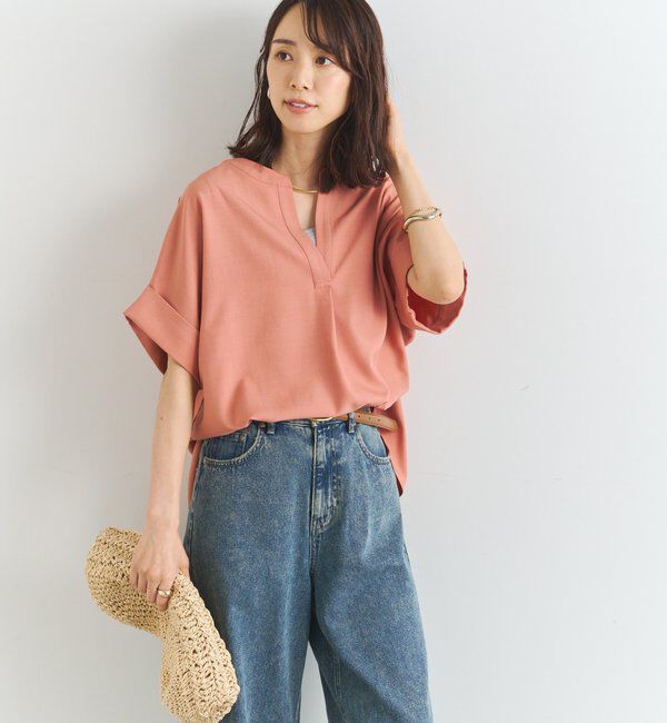  「《オンオフ着まわせる》ニュアンススリーブスキッパーブラウス」|シャツ・ブラウス|