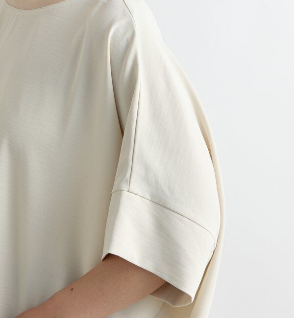  「《接触冷感・速乾・セットアップ可》ハイストレッチカルゼワッシャーコクーンブラウス」|シャツ・ブラウス|