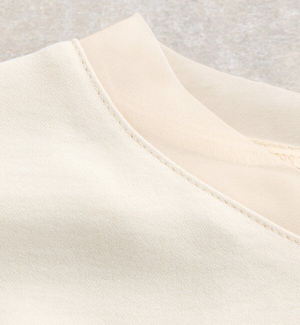  「《接触冷感・速乾・セットアップ可》ハイストレッチカルゼワッシャーコクーンブラウス」|シャツ・ブラウス|