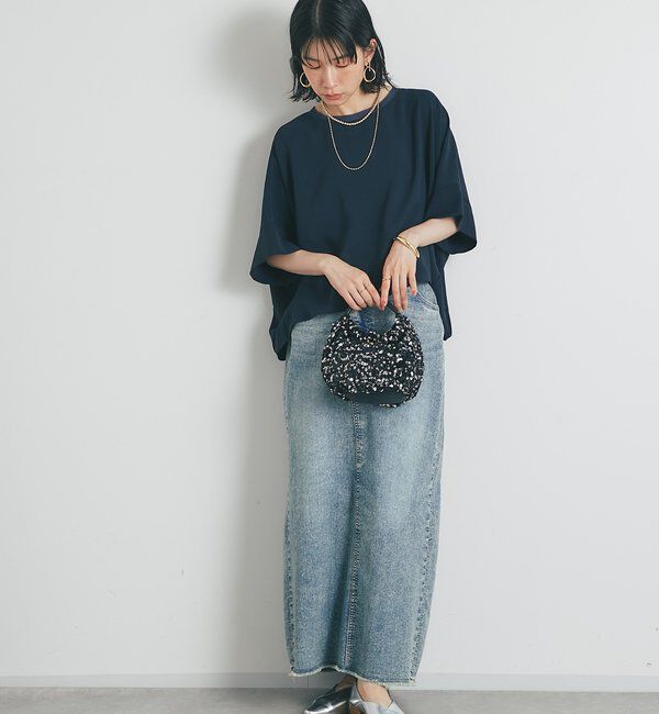  「《接触冷感・速乾・セットアップ可》ハイストレッチカルゼワッシャーコクーンブラウス」|シャツ・ブラウス|