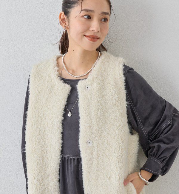  「《着こなしの幅が広がる》前後2WAYピーチスキンステッチワンピース」|その他|