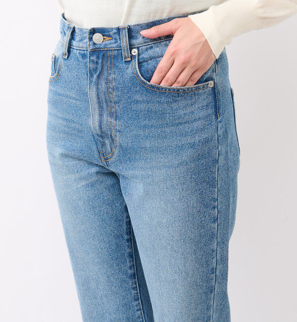  「【MONN.:. (モン)】フレアデニム」|デニム|