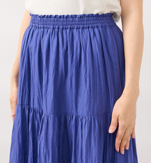  「【名品リバイバル/5色展開】コットンワッシャープリーツスカート」|スカート|