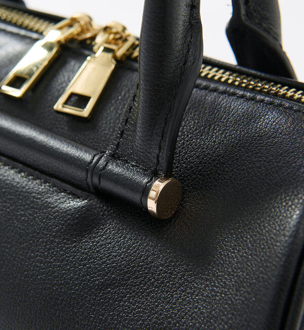  「【大人カジュアルに◎】レザーボストンバッグ」|トートバッグ|