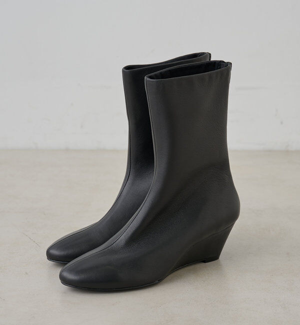  「【2.718】ウェッジショートブーツ」|ショートブーツ|