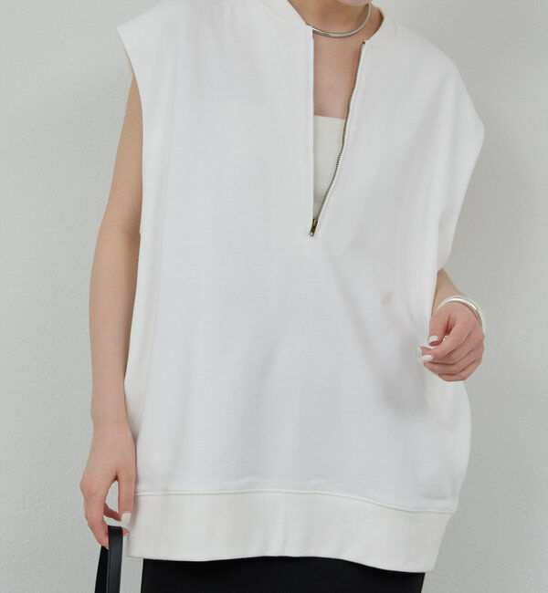  「フレンチ裏毛ハーフZIPプルオーバー」|Tシャツ・カットソー|
