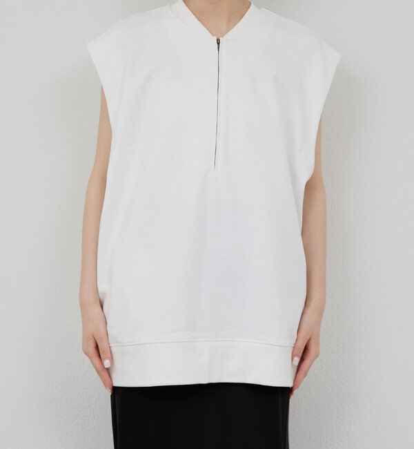  「フレンチ裏毛ハーフZIPプルオーバー」|Tシャツ・カットソー|