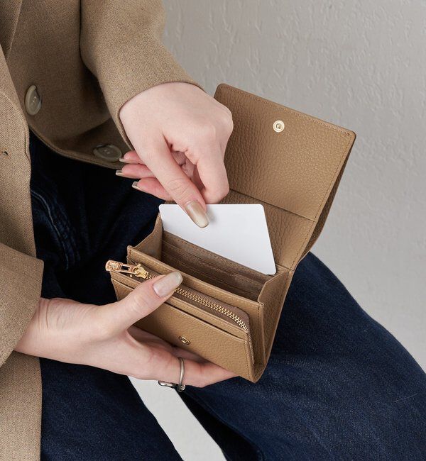  「サークルプレートハーフウォレット」|財布|