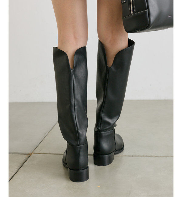  「スリットロングブーツ」|ロングブーツ|