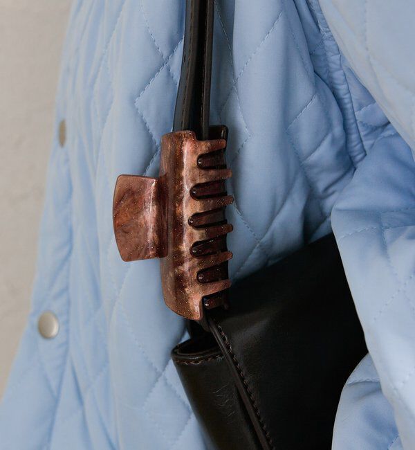  「プチストーン ヘアクリップ」|その他|ブラウン