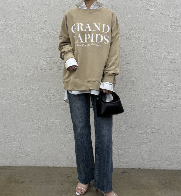  「2WAYロゴスウェット」|Tシャツ・カットソー|