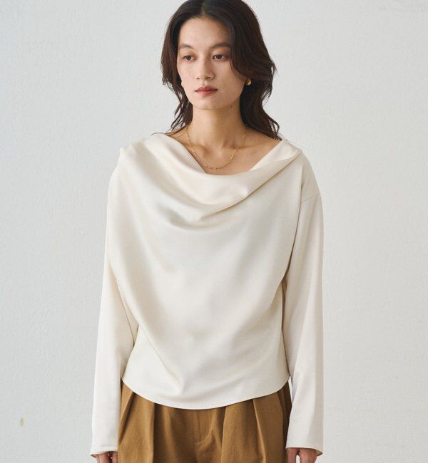  「ドレープブラウス」|シャツ・ブラウス|