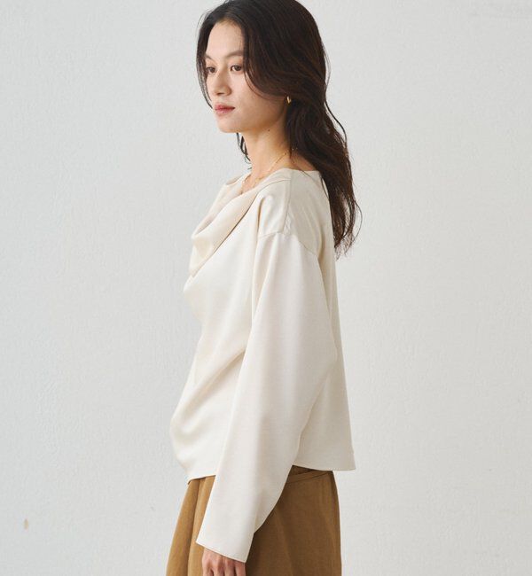  「ドレープブラウス」|シャツ・ブラウス|