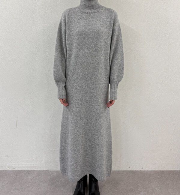  「ハイネックニットワンピース」|ワンピース|