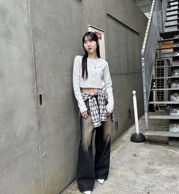  「【SLOPPY/スロッピー】フューチャーロゴヘンリーネックトップス」|Tシャツ・カットソー|