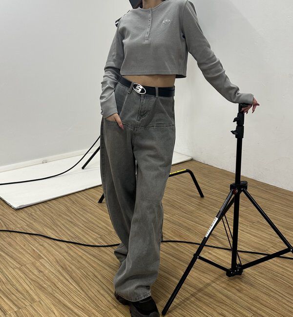  「【SLOPPY/スロッピー】フューチャーロゴヘンリーネックトップス」|Tシャツ・カットソー|