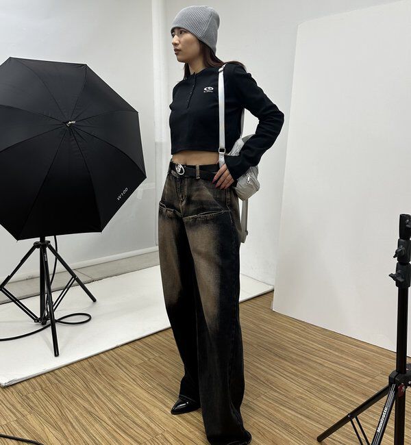  「【SLOPPY/スロッピー】フューチャーロゴヘンリーネックトップス」|Tシャツ・カットソー|