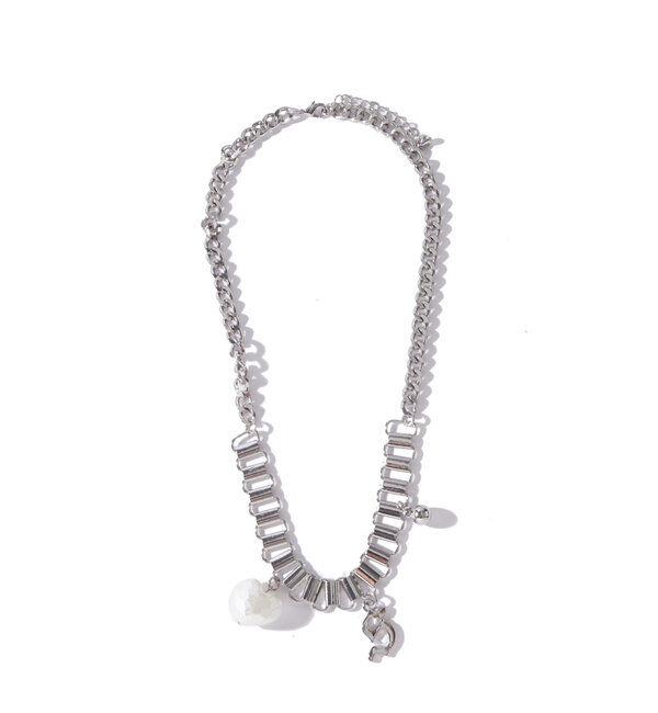  「Sロゴモチーフ&times;ハートネックレス」|ネックレス|