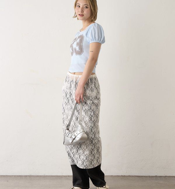  「ナンバリングパフスリーブTEE」|Tシャツ・カットソー|