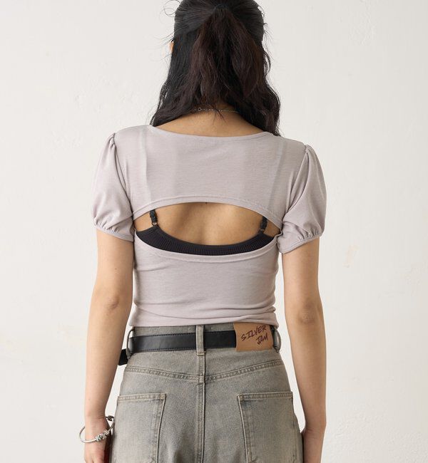  「ナンバリングパフスリーブTEE」|Tシャツ・カットソー|