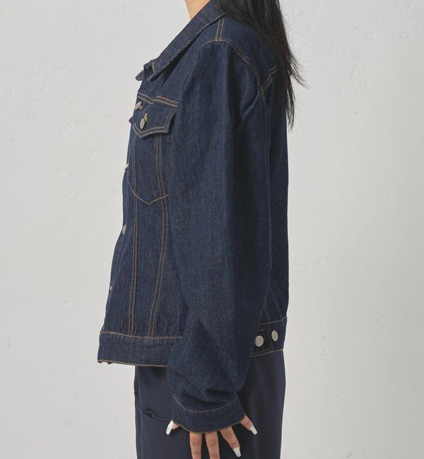  「パフスリーブデニムジャケット」|ブルゾン・スタジャン|