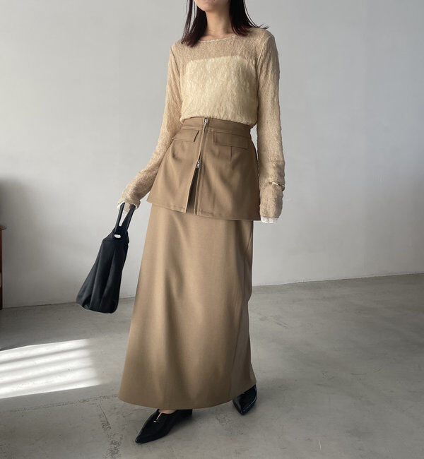  「レースリバロンT」|Tシャツ・カットソー|