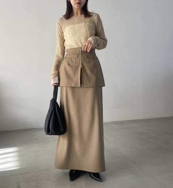  「レースリバロンT」|Tシャツ・カットソー|