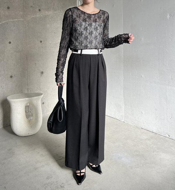  「レースリバロンT」|Tシャツ・カットソー|