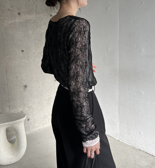  「レースリバロンT」|Tシャツ・カットソー|