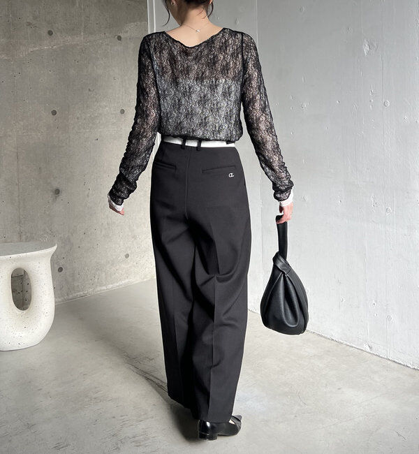  「レースリバロンT」|Tシャツ・カットソー|