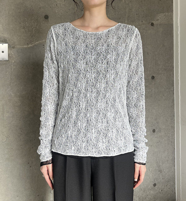  「レースリバロンT」|Tシャツ・カットソー|