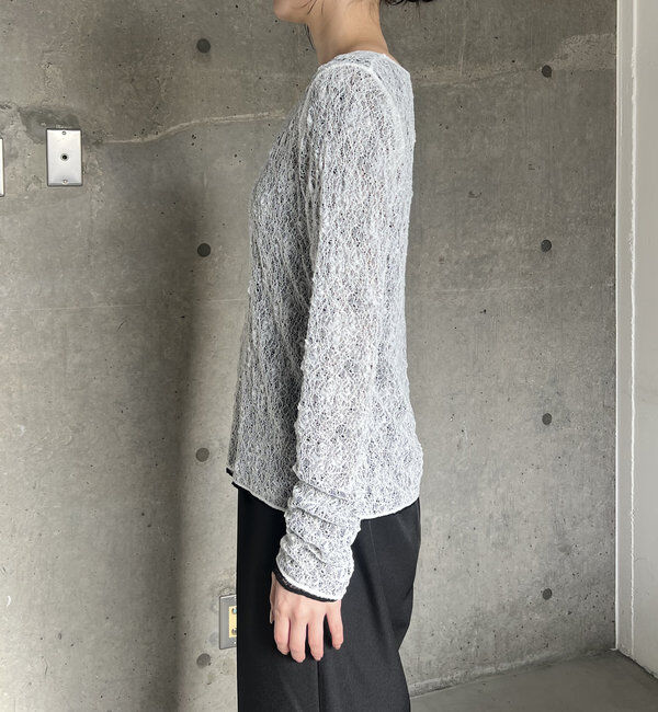  「レースリバロンT」|Tシャツ・カットソー|