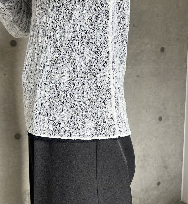  「レースリバロンT」|Tシャツ・カットソー|